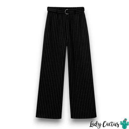 Pantalones Palazzo Paloma Gris Gaviota Oscuro de Tiffosi [3]