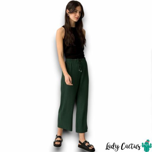 Pantalón Francesca Verde - Tiffosi