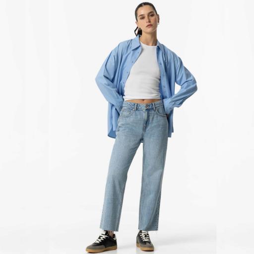 Jeans Solagne Cropped Straight- Tiffosi