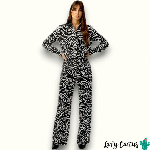 Pantalones Chica de Tiffosi Estampado All Over