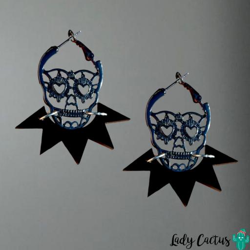 pendientes-calavera-punk