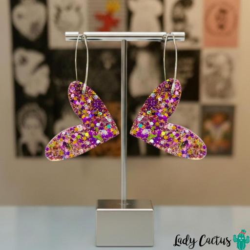 Pendientes Corazón brilli Lady Cactus