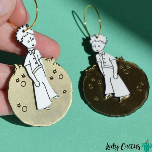 Pendientes El Principito Dorado Lady Cactus [4]