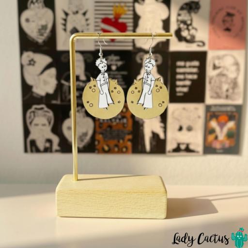 Pendientes El Principito Dorado Lady Cactus [0]