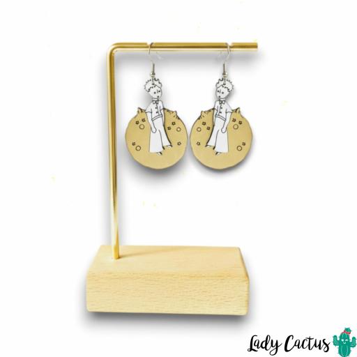 Pendientes El Principito Dorado Lady Cactus [3]