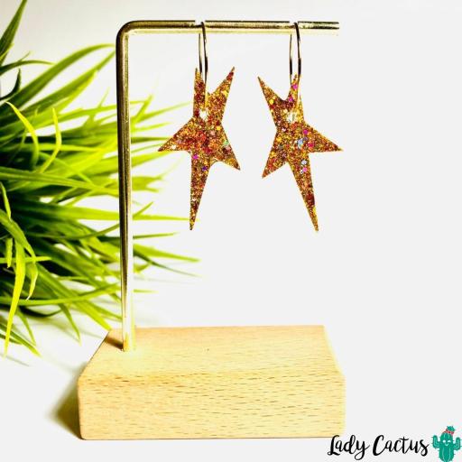 Pendientes Estrella brillis  Lady Cactus
