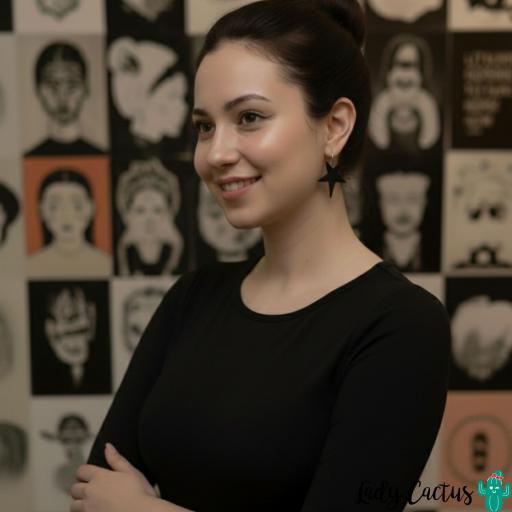 Pendientes Estrella Noche Lady Cactus [3]