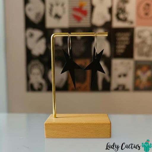 Pendientes Estrella Noche Lady Cactus