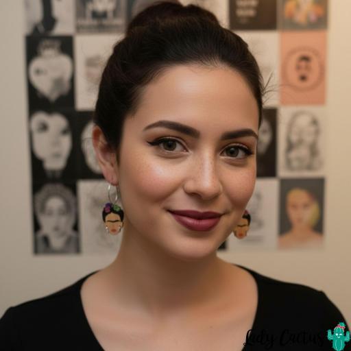 Pendientes Frida Flores Lady Cactus [1]