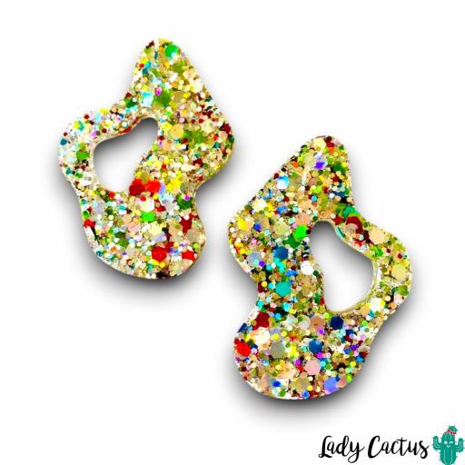 Pendientes Ondulados Brilli Lady Cactus [3]