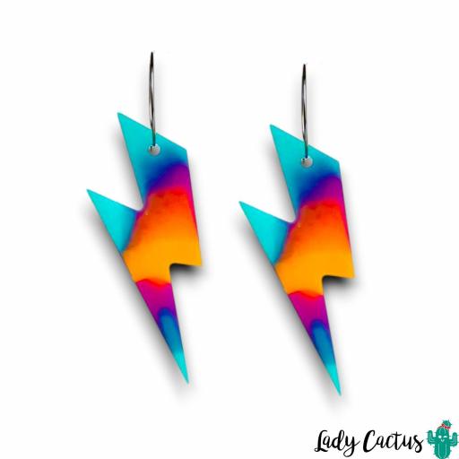 Pendientes Rayo Colores de Lady Cactus [4]