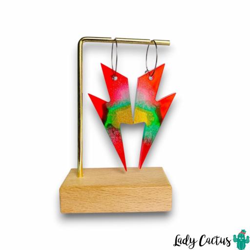 Pendientes Maxi Rayos Tropicales Lady Cactus [4]