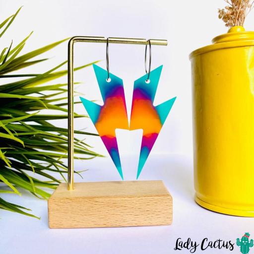 Pendientes Rayo Colores de Lady Cactus [2]