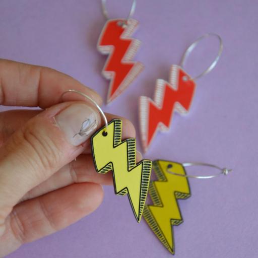 Pendientes Artesanales Rayo POP Lady Cactus [2]