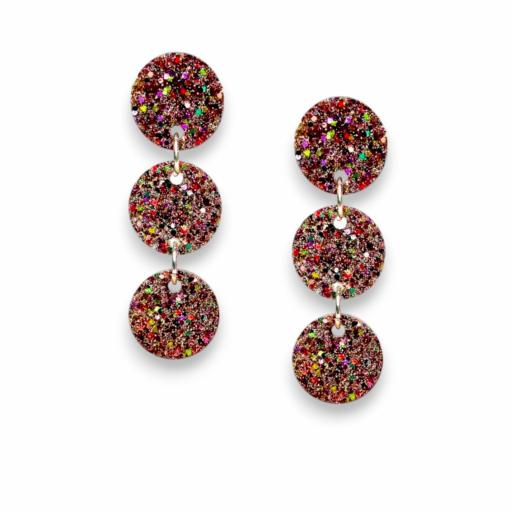 Pendientes Biribila Triple Lady Cactus