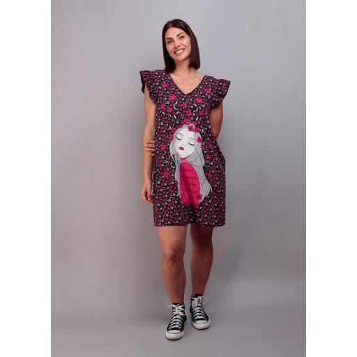 Vestido Camisero Florecer de Keep and Trendy