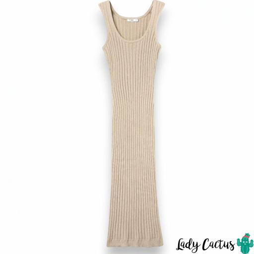 Vestido Tiffosi Titania Beige [5]