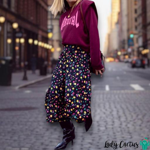 Sudadera Burdeos Brutal Aire Retro [3]