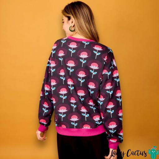 Sudadera Fruto Flor Rosa Smile [5]