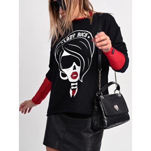 Sudadera "Lady Rock" de Aire Retro [3]