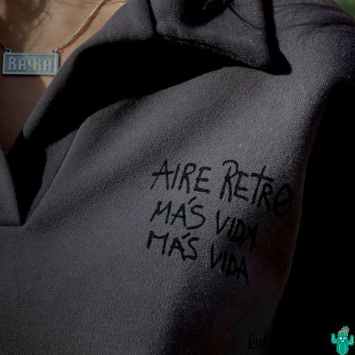 Sudadera Mas Vida Gris Aire Retro [3]