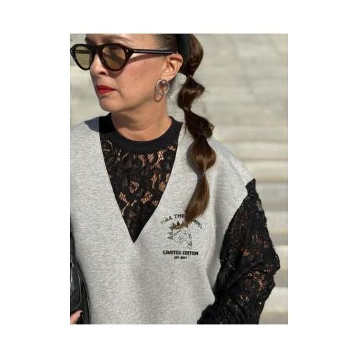 Sudadera over Lace Rebel de Noc the brand [2]