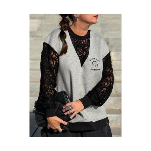 Sudadera over Lace Rebel de Noc the brand [0]