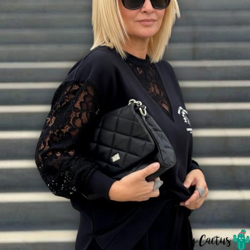 Sudadera Over Lace Rebel Noc The Brand [1]