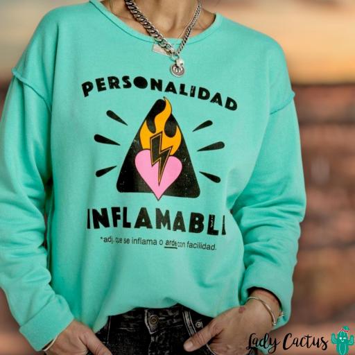 Sudadera Personalidad Inflamable de Aire Retro [2]