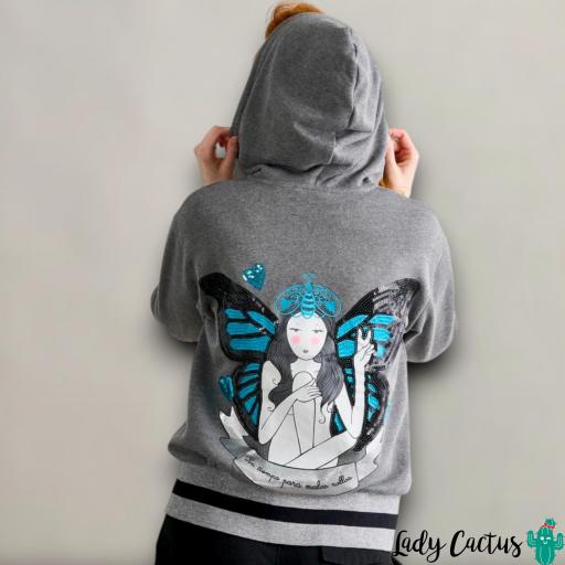 Sudadera Sin Tiempo para Malos Rollos Anabel Lee [2]