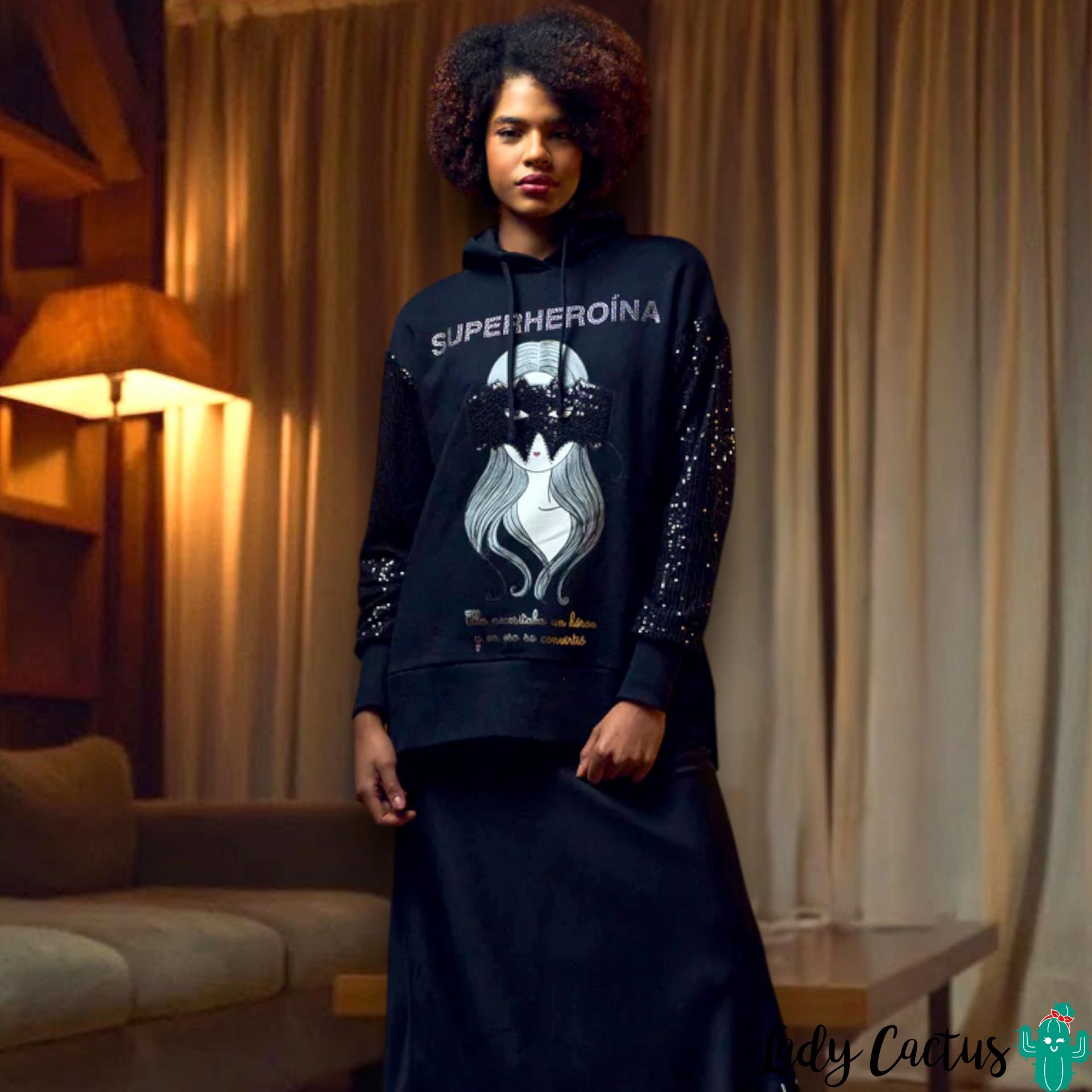 Sudadera Superheroína Anabel Lee