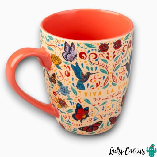 Taza Premium Frida Kahlo "Viva la Vida"