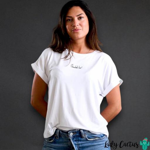 Camiseta Básica Blanca Actitud + Anabel Lee [3]