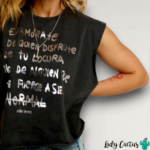Camiseta Chica Enamórate Fade Out Aire Retro [3]