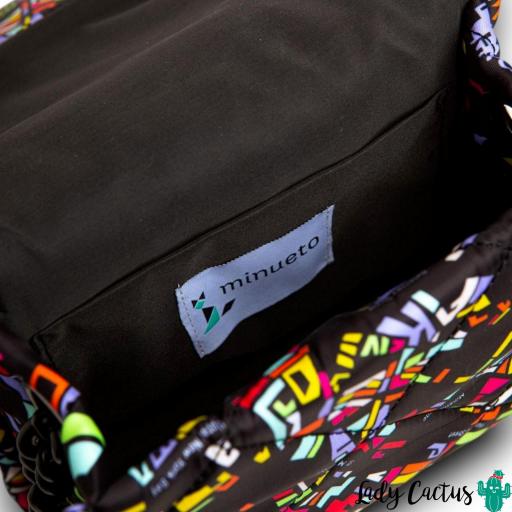 Bolso Barnett Minueto Bandolera Estampado [3]