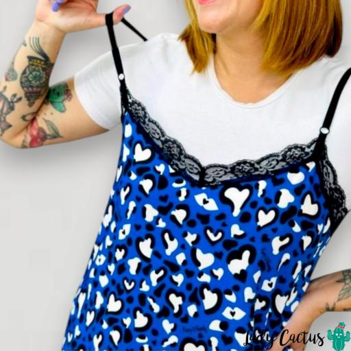 Vestido Lencero Animal Print Keep and Trendy [4]