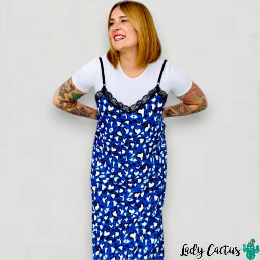 Vestido Lencero Animal Print Keep and Trendy [2]