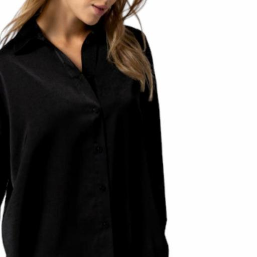 Camisa negra oversize de Tiffosi [2]