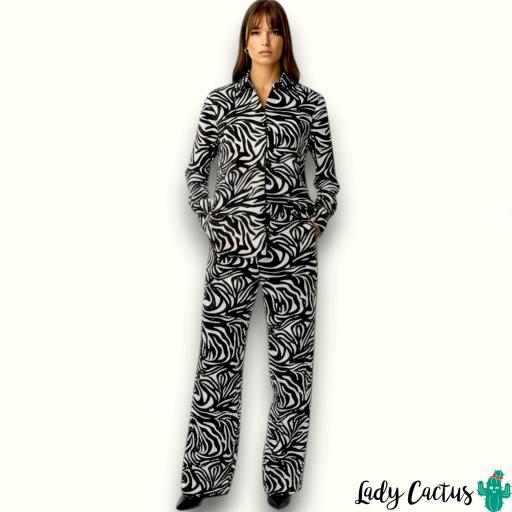 Pantalones Chica de Tiffosi Estampado All Over [1]