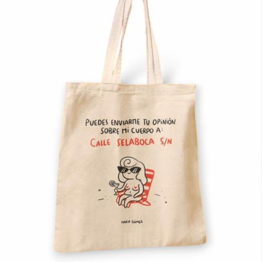 Tote Bag con Mensaje de María Gómez - Calle Selaboca [3]