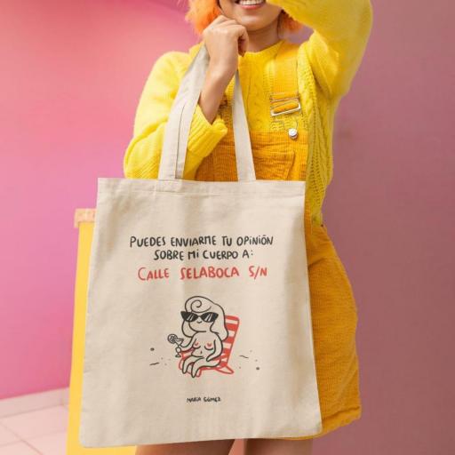 Tote Bag con Mensaje de María Gómez - Calle Selaboca [1]