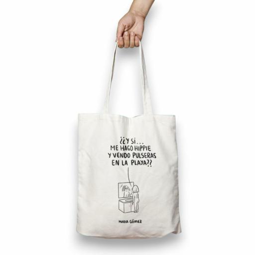 Tote bag Hippie de María Gómez Ilustradora