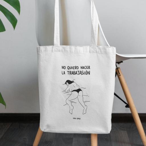 Tote bag Trabajasion de María Gómez Ilustradora