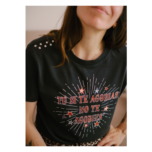 Camiseta "Tú si te agobias, no te agobies" de Offset Collage