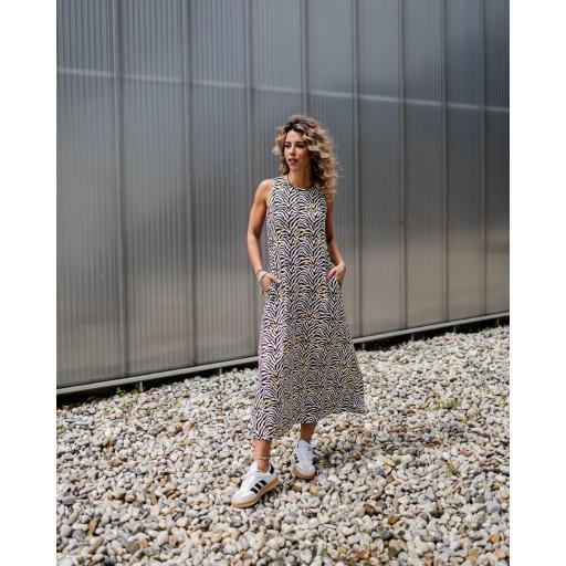 Vestido Zebra de Mad  Influence [3]