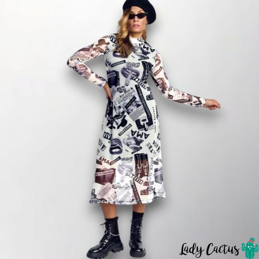 Vestido College Blanco Aire Retro [0]