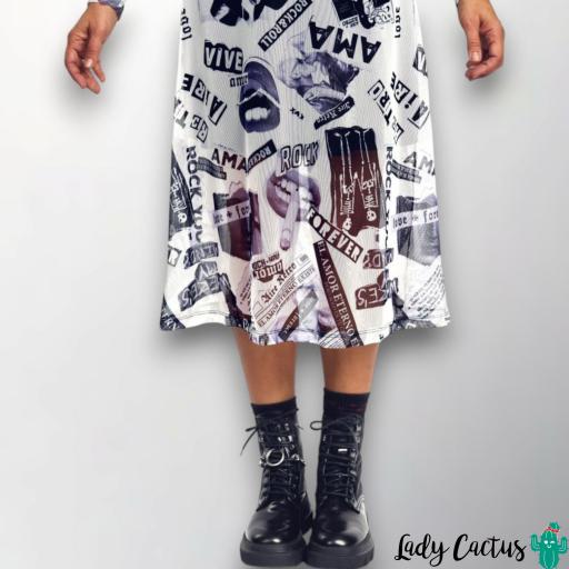 Vestido College Blanco Aire Retro [2]