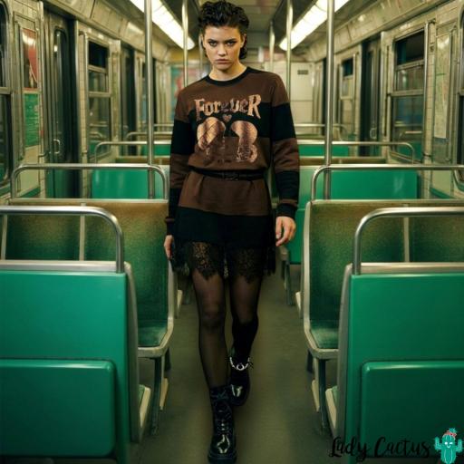 Vestido Forever Blonda Aire Retro [4]