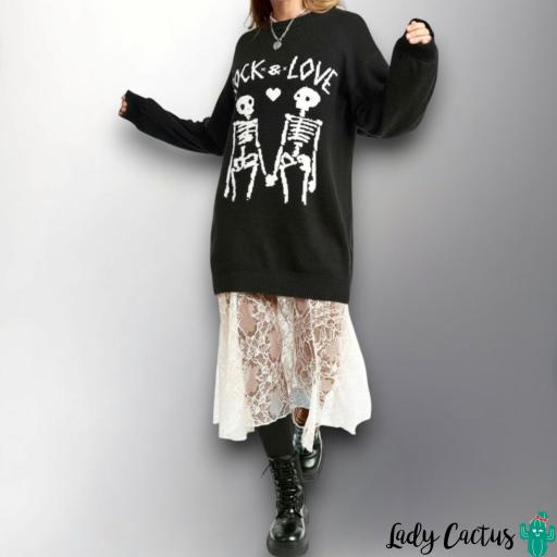 Vestido Jersey Rock Love Aire Retro [2]