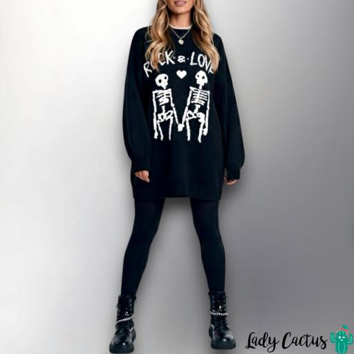 Vestido Jersey Rock Love Aire Retro [1]